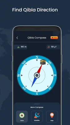 Digital Compass & Weather LIVE android App screenshot 0