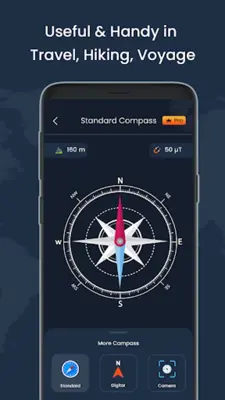 Digital Compass & Weather LIVE android App screenshot 4