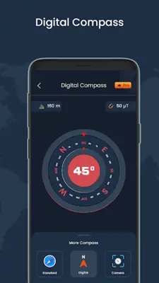 Digital Compass & Weather LIVE android App screenshot 7